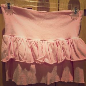 Rampage Swim fold over waistband skirt